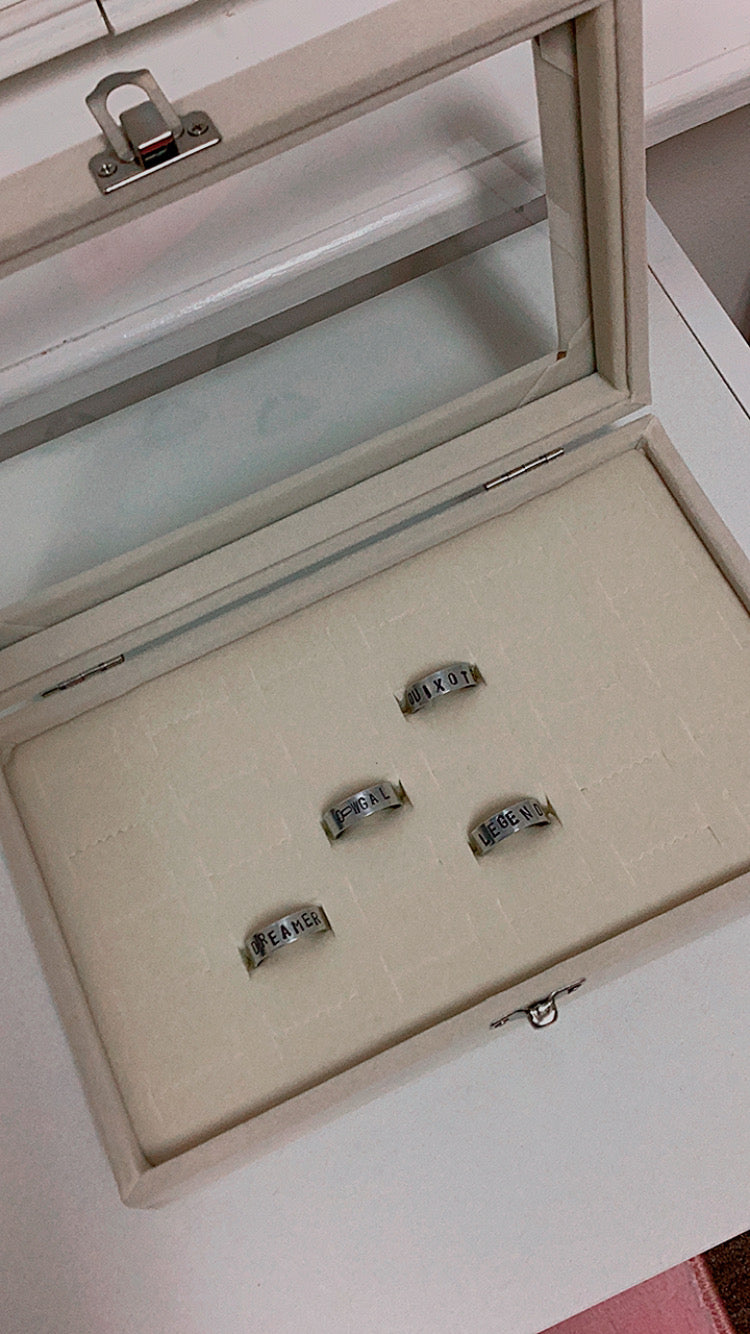 Stamped Rings