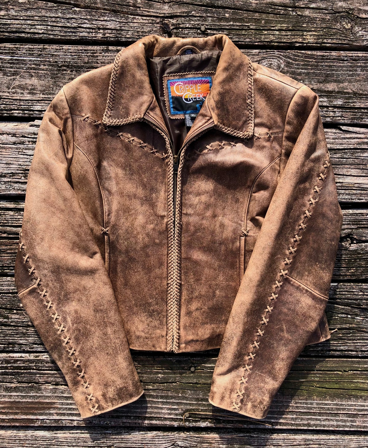 Women’s Cripple Creek Leather Jacket