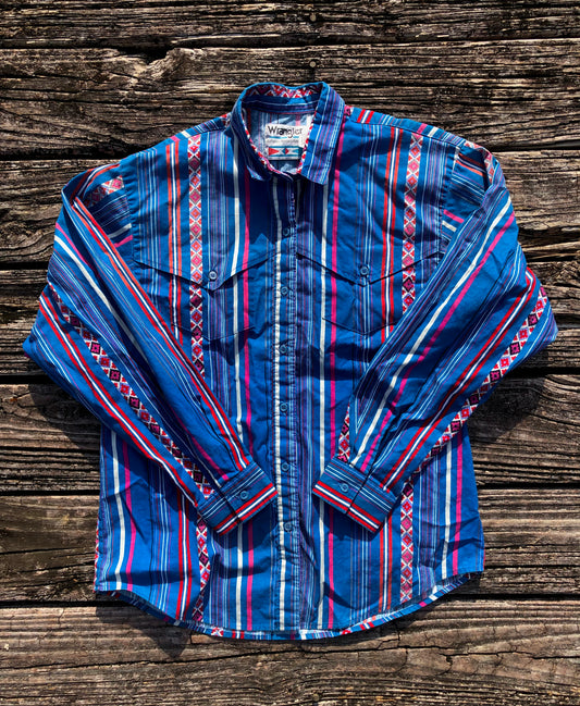 Candy Striped Wrangler Button Up